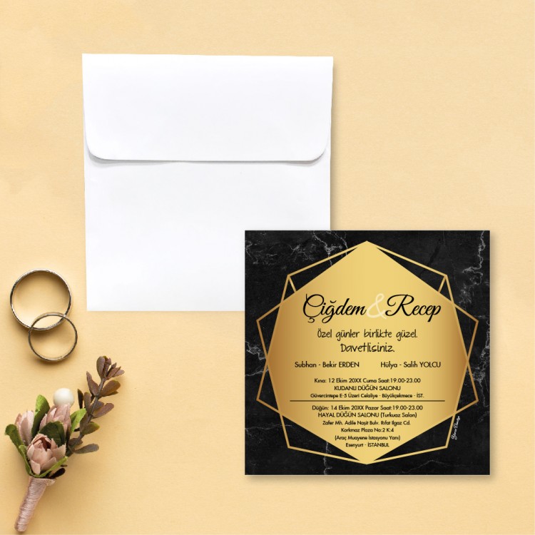 Beren Kare Davetiye 1815 - Detay Görseli 1